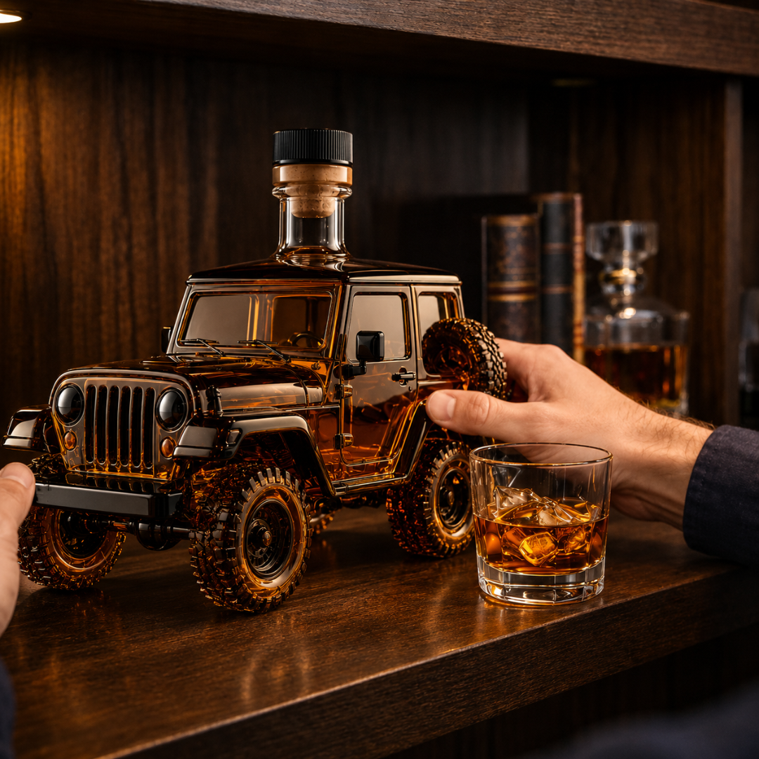 Whiskyfles - Jeep Editie