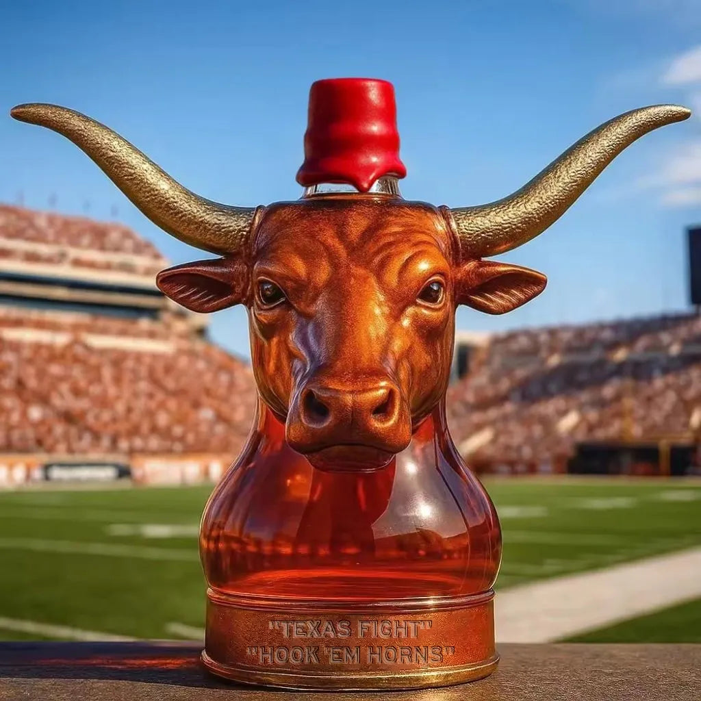 Texas Longhorns Football Whisky Fles