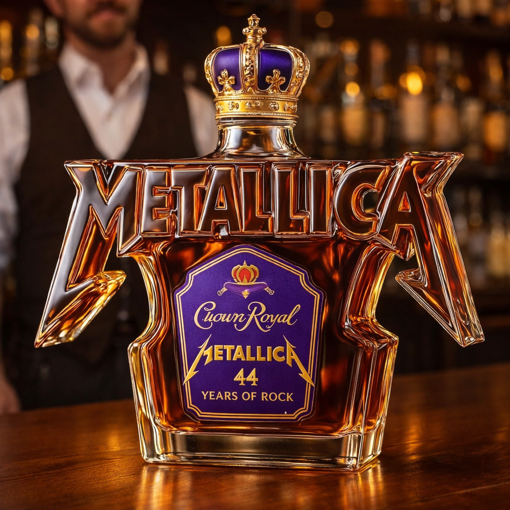 Whiskeyfles - Metallica Rock Editie