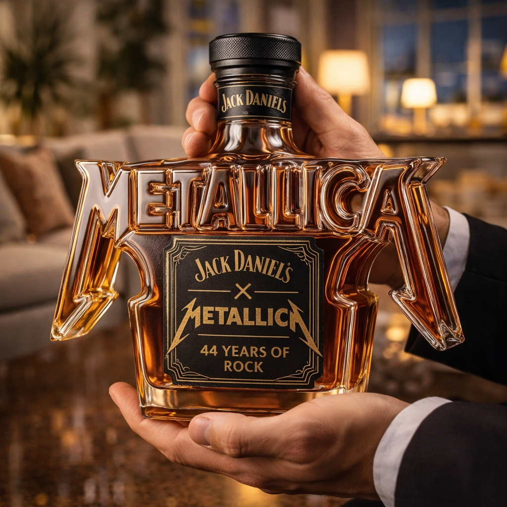 Whiskeyfles - Metallica Rock Editie