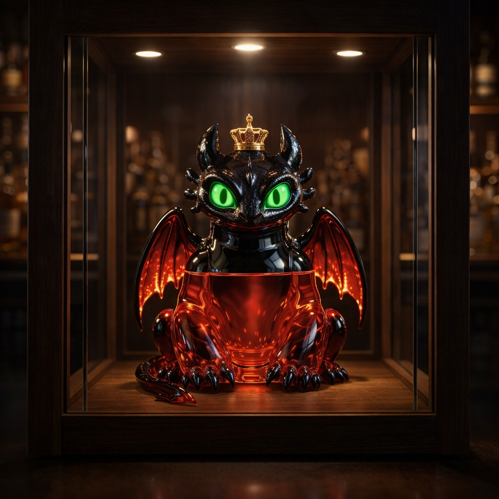 Whiskyfles - Draak Editie