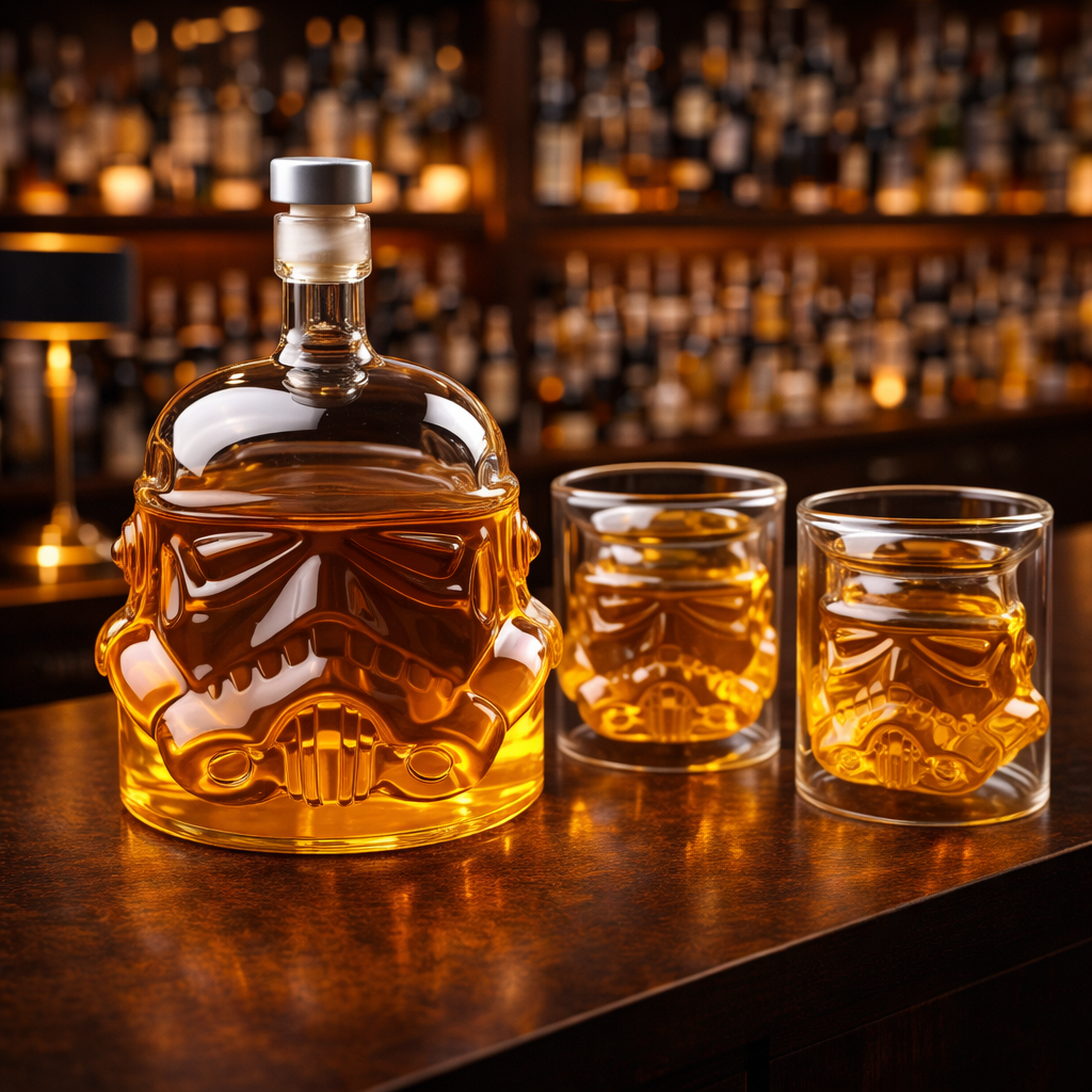 Whiskyfles - Set Fles en Glas Editie