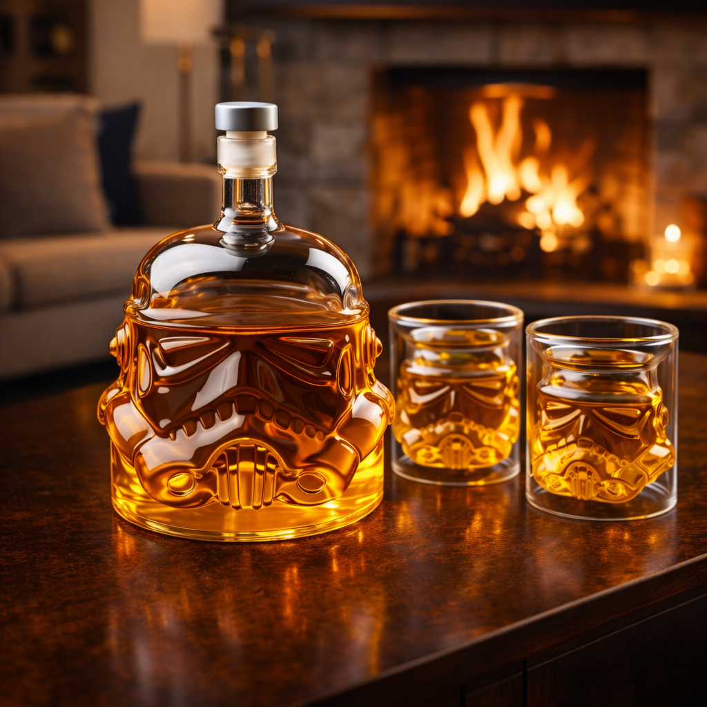 Whiskyfles - Set Fles en Glas Editie