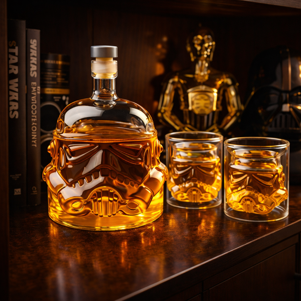 Whiskyfles - Set Fles en Glas Editie