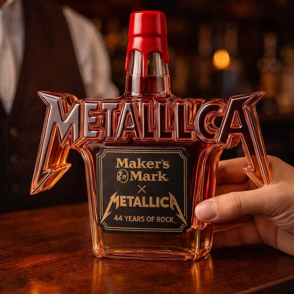 Whiskeyfles - Metallica Rock Editie