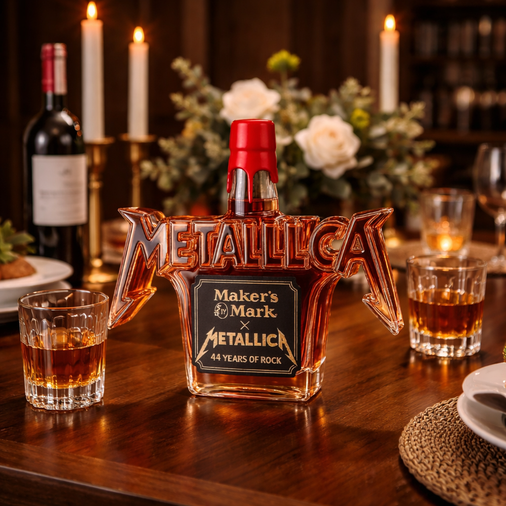 Whiskeyfles - Metallica Rock Editie