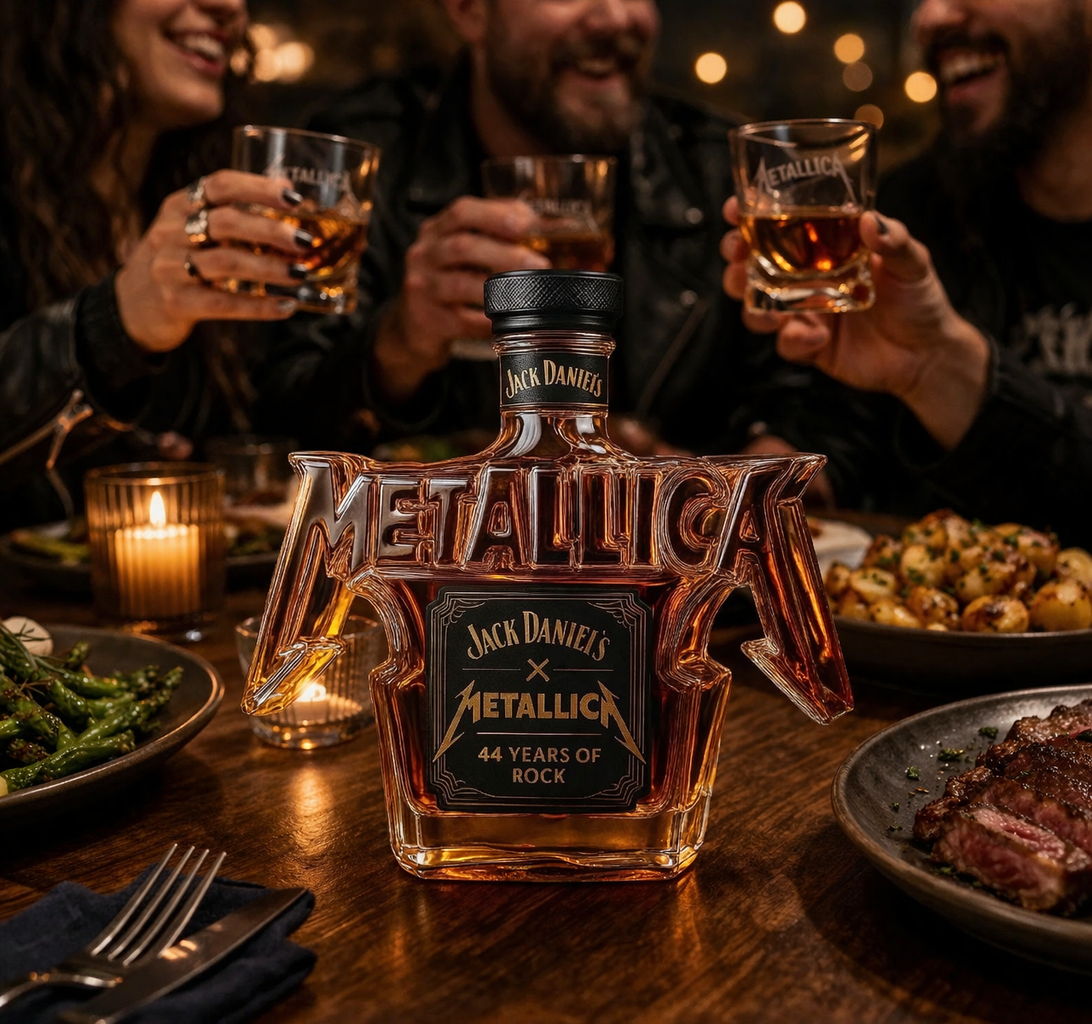 Whiskeyfles - Metallica Rock Editie