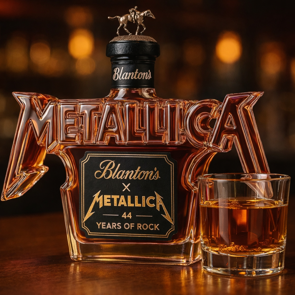 Whiskeyfles - Metallica Rock Editie