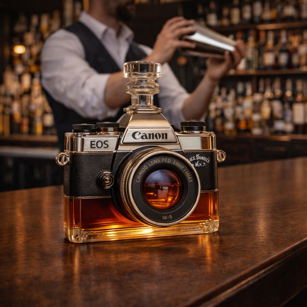 Whiskyfles - Camera Editie