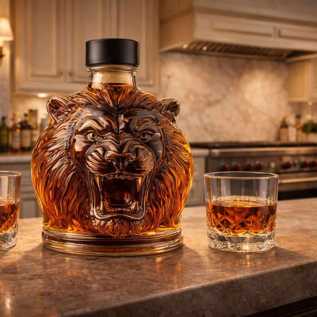 Whiskyfles - Leeuw Editie