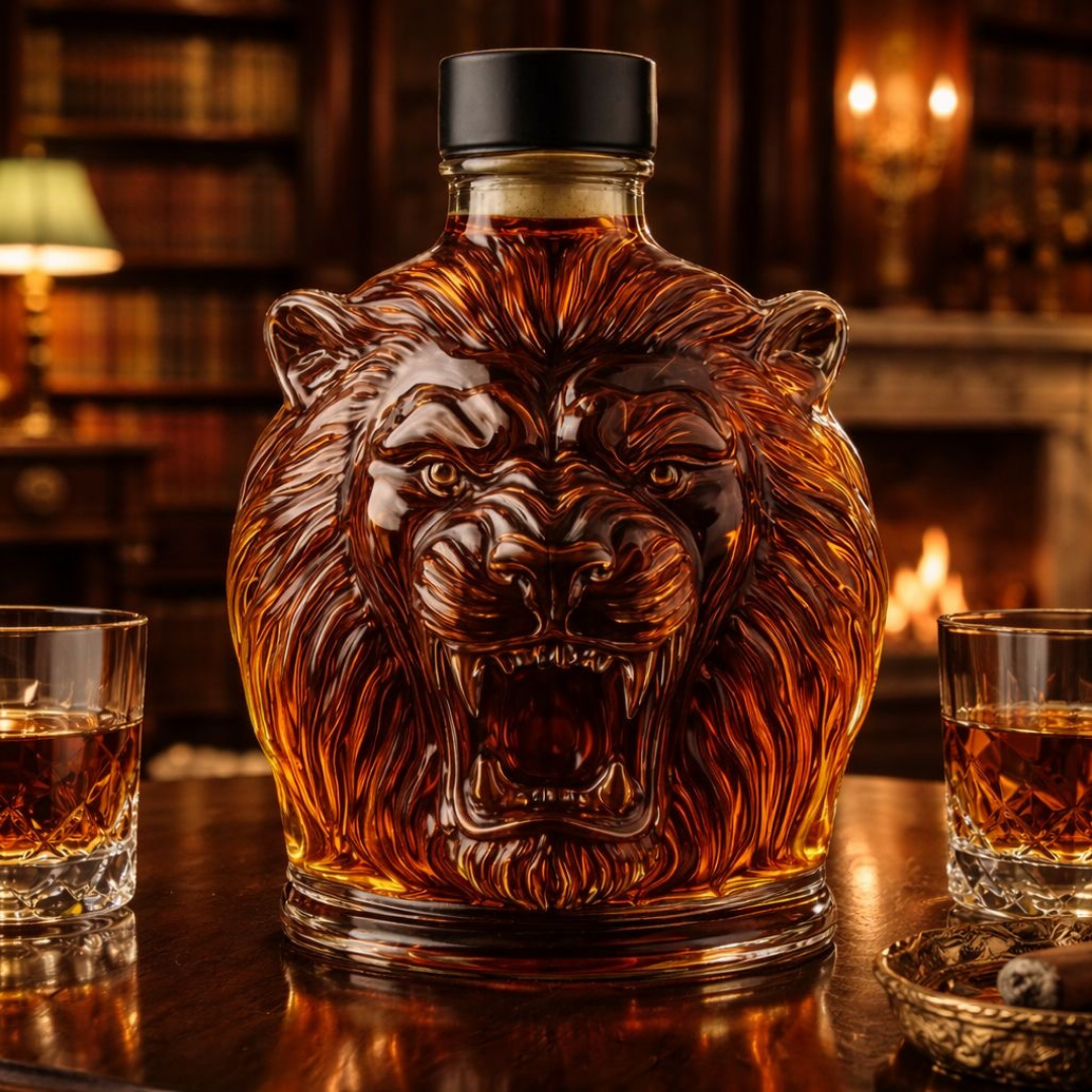 Whiskyfles - Leeuw Editie