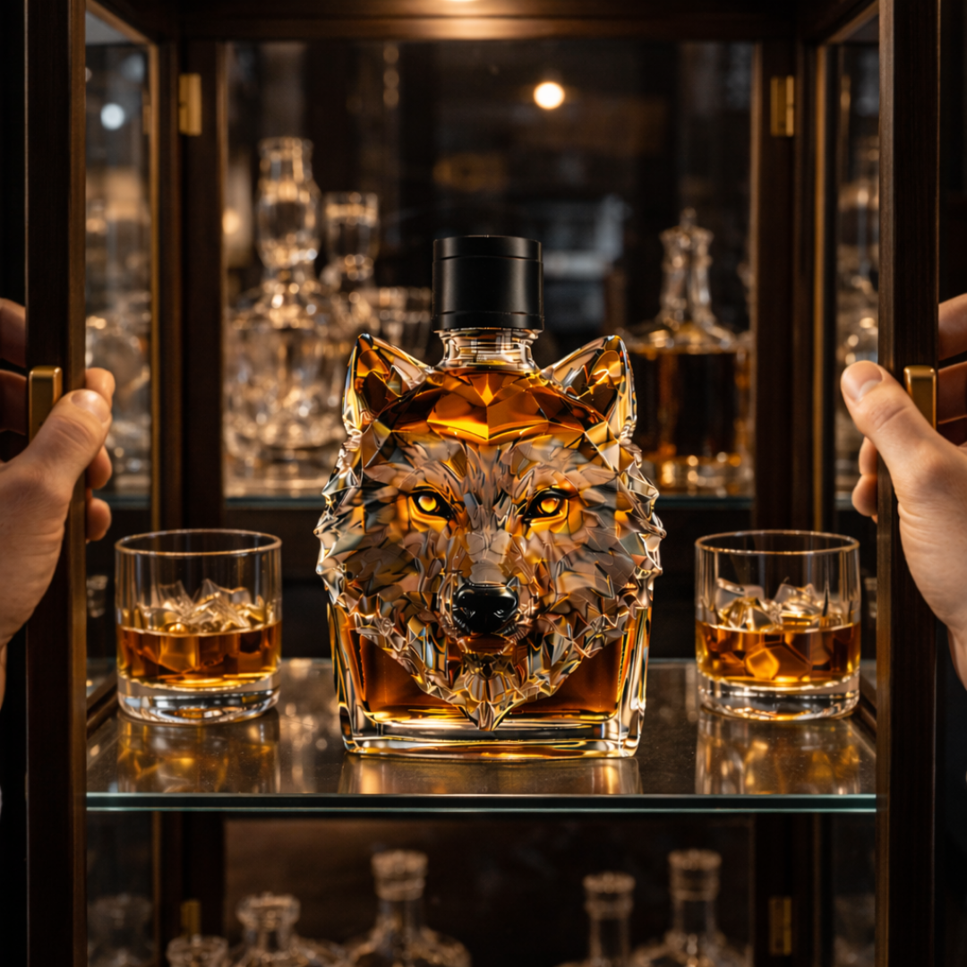 Whiskyfles - Wolf Editie