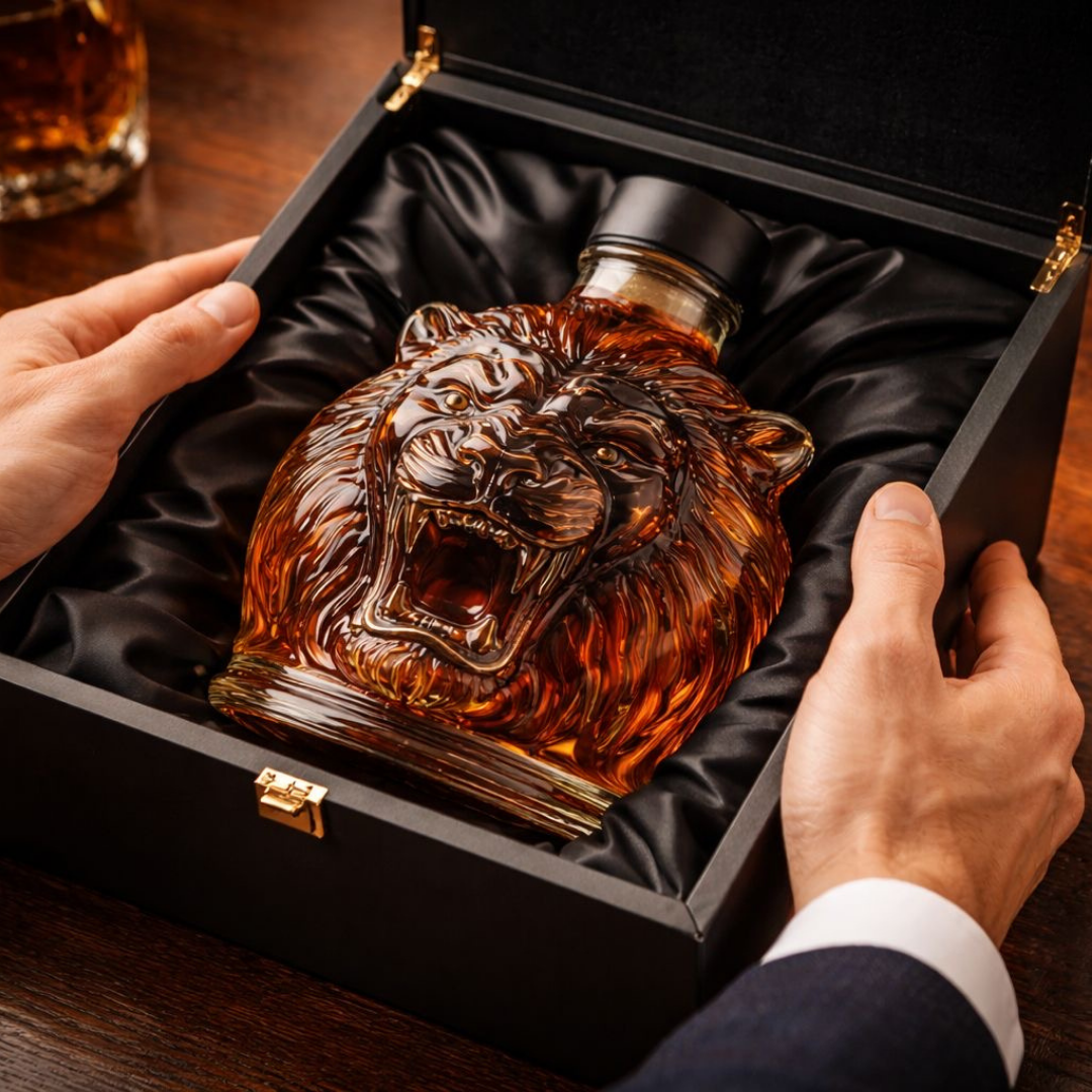 Whiskyfles - Leeuw Editie