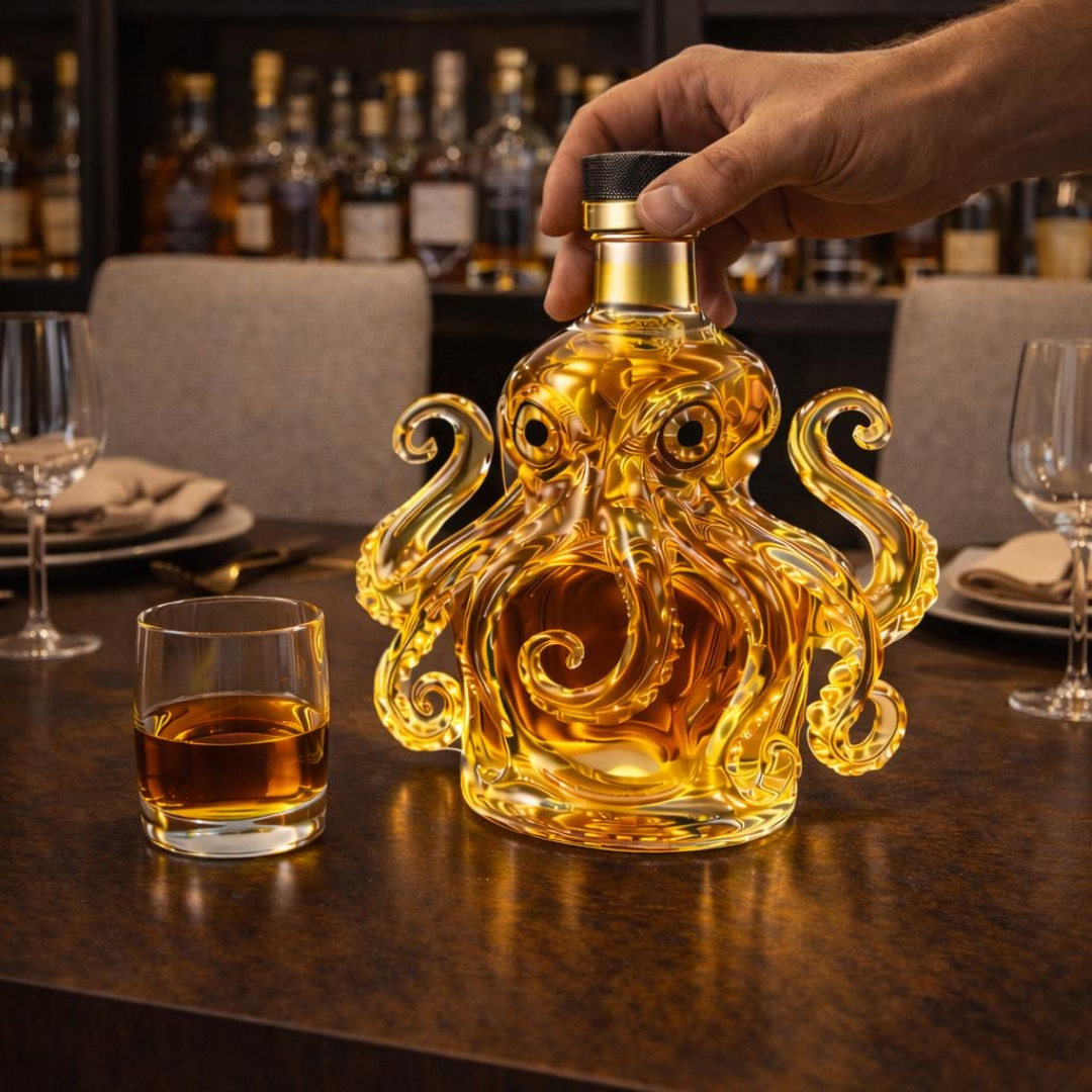 Whisky Fles - Octopus Editie