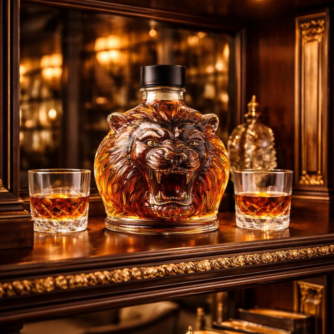 Whiskyfles - Leeuw Editie