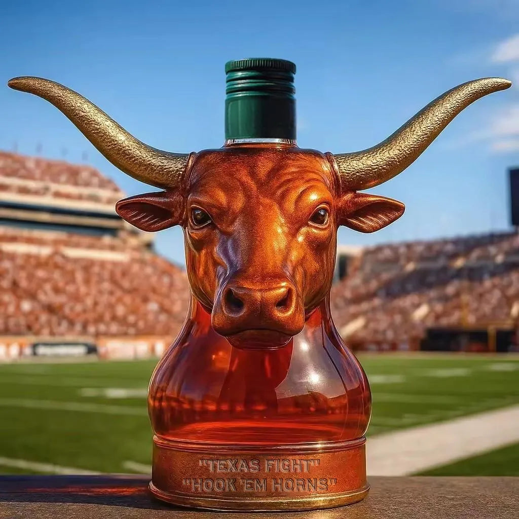 Texas Longhorns Football Whisky Fles