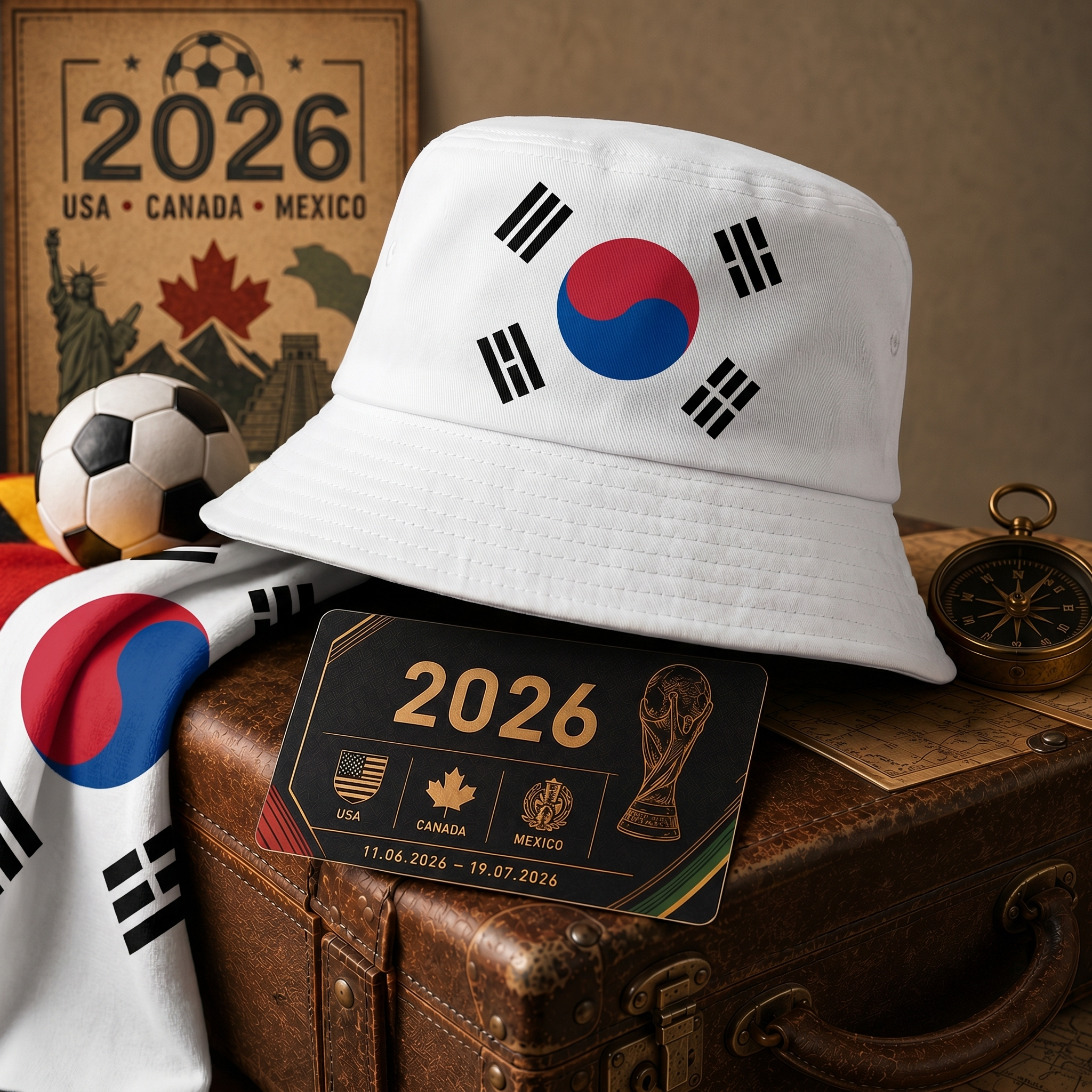 WK 2026 – Bucket Hat Zuid-Korea Editie