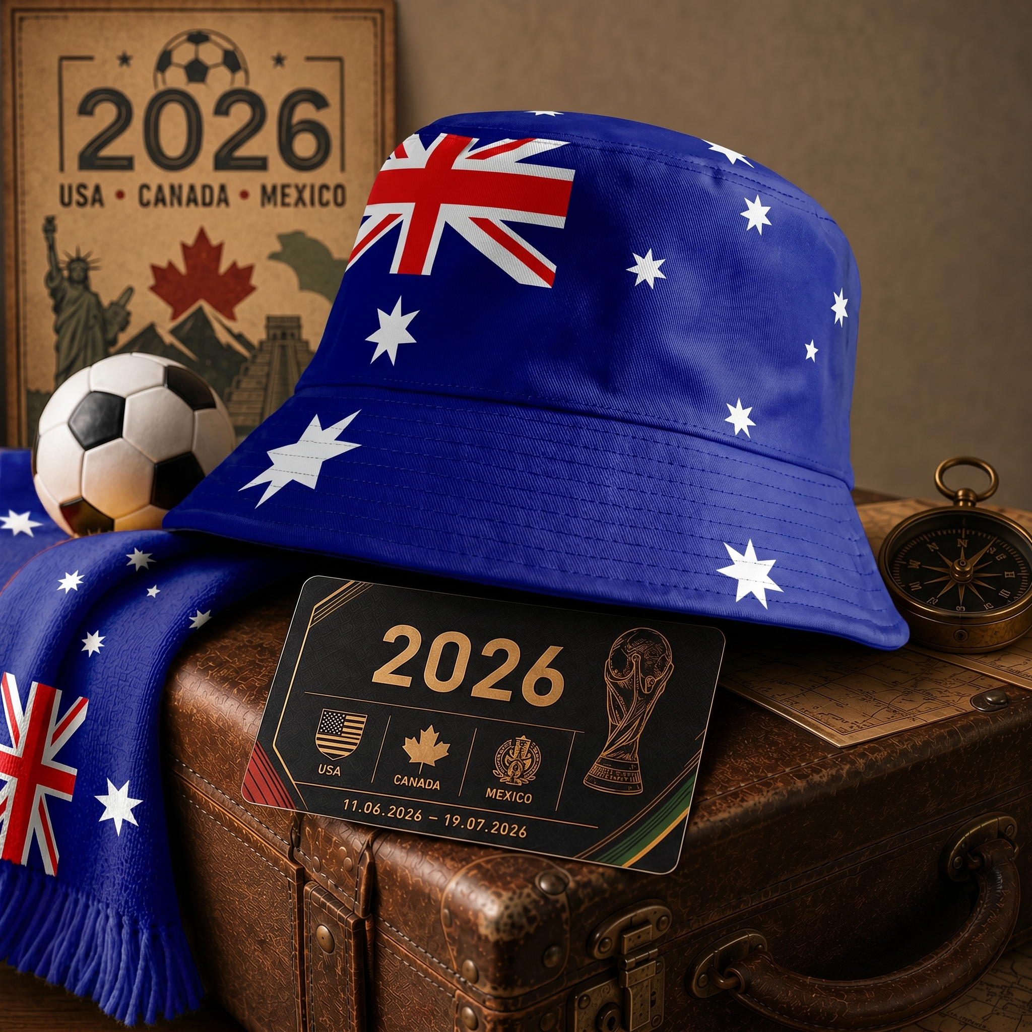 WK 2026 – Bucket Hat Australië Editie