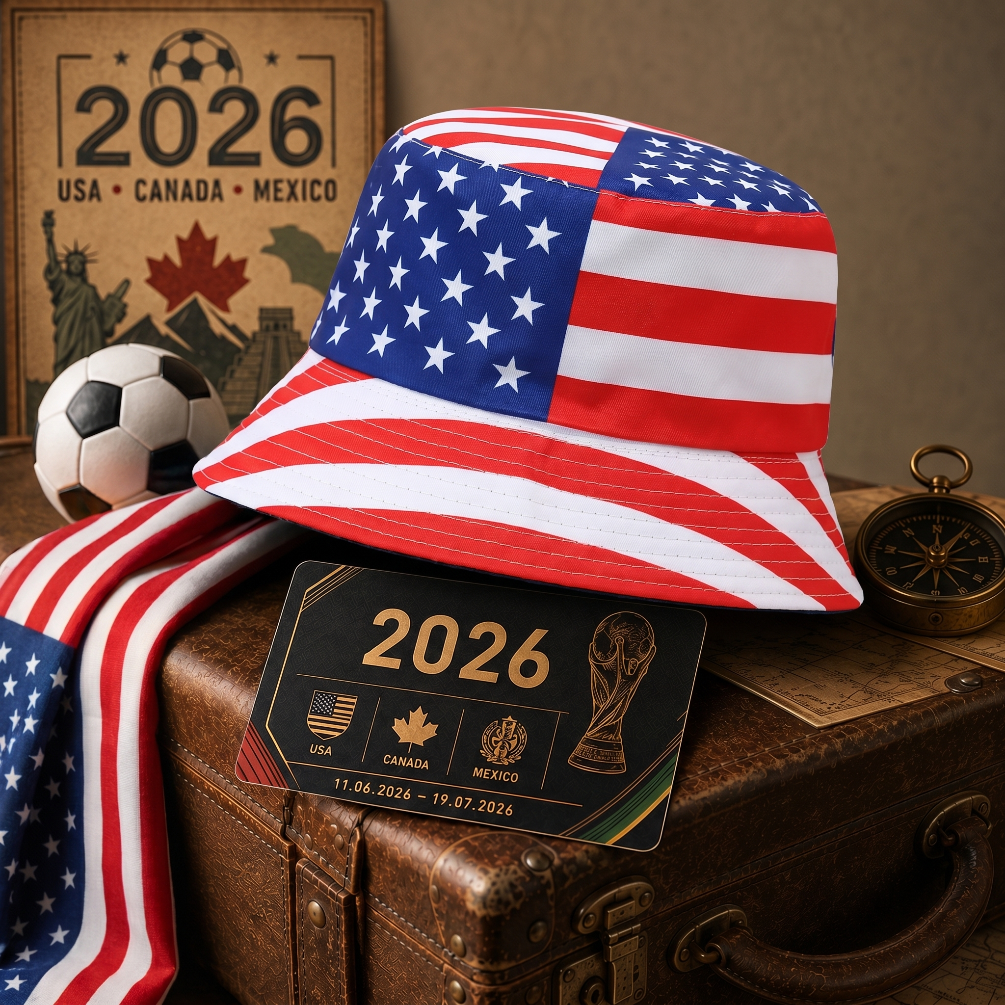 WK 2026 – Bucket Hat Verenigde Staten Editie