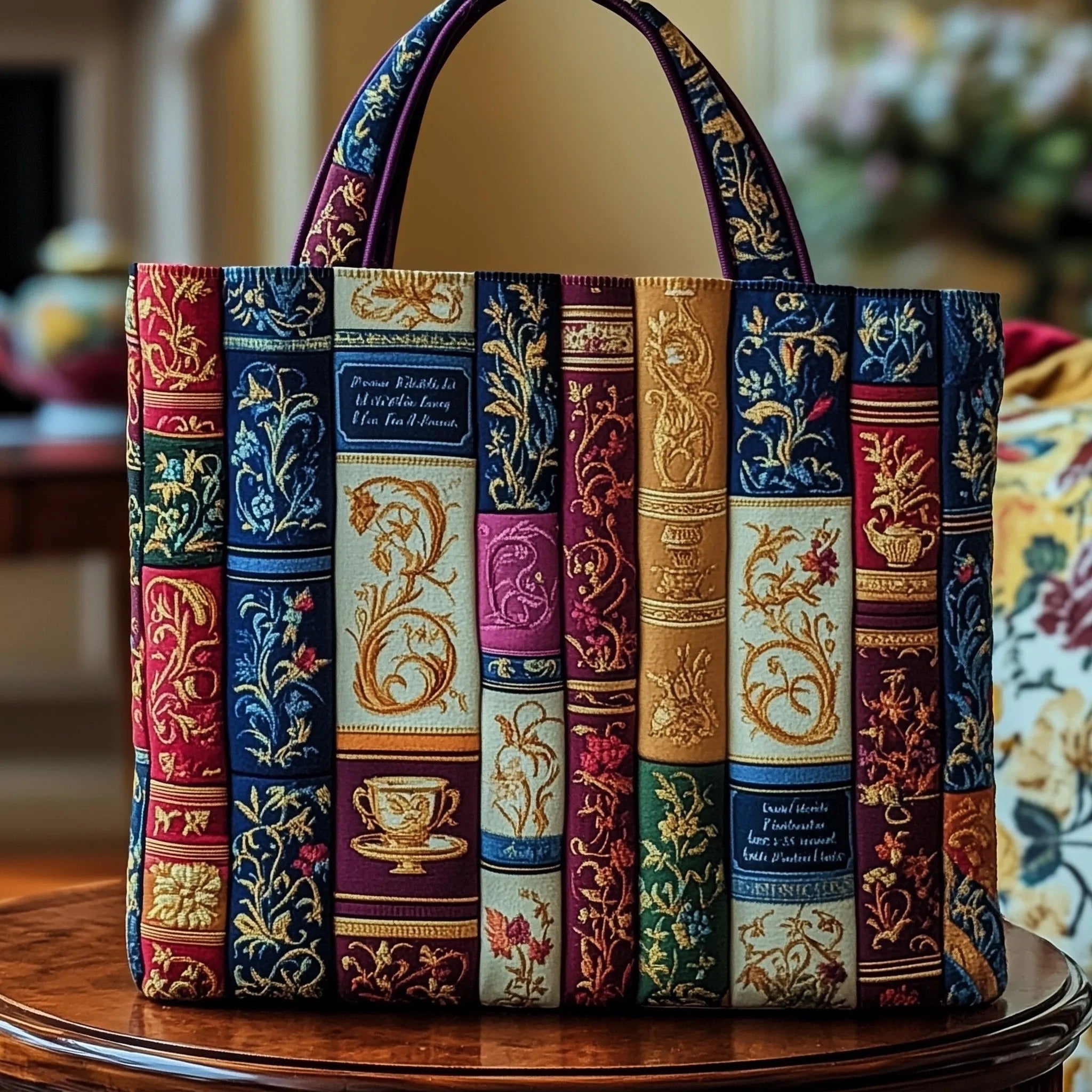 HANDGEMAAKT TASSEN - DROMEN BIBLIOTHEEK