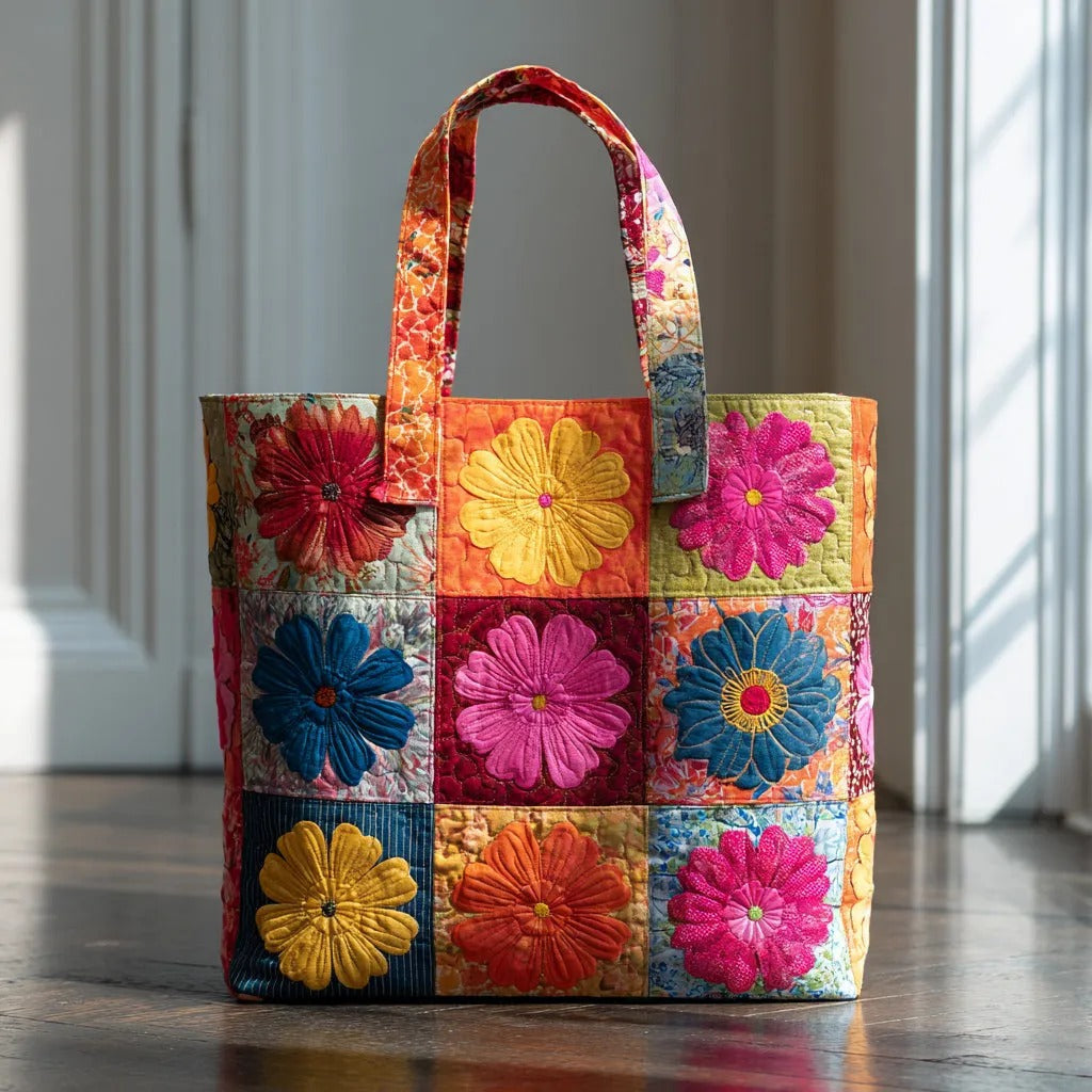 HANDMADE TASCHE - BLOEMEN EXPLOSIE