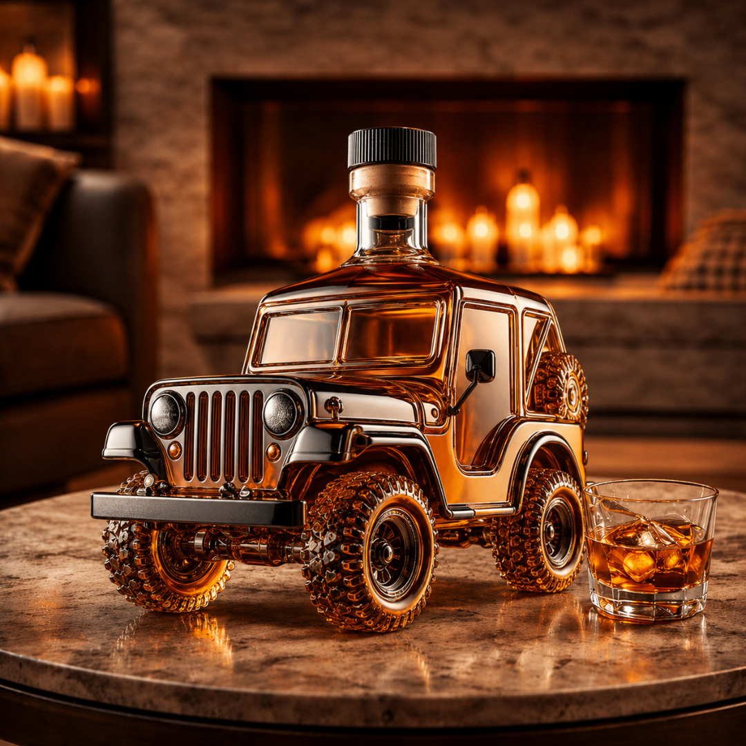 Whiskyfles - Jeep Editie