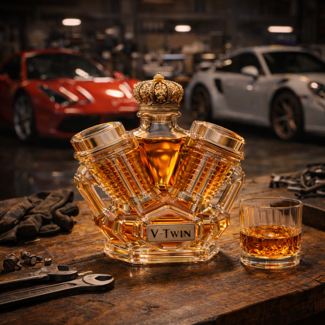 Whiskyfles - V8 Editie