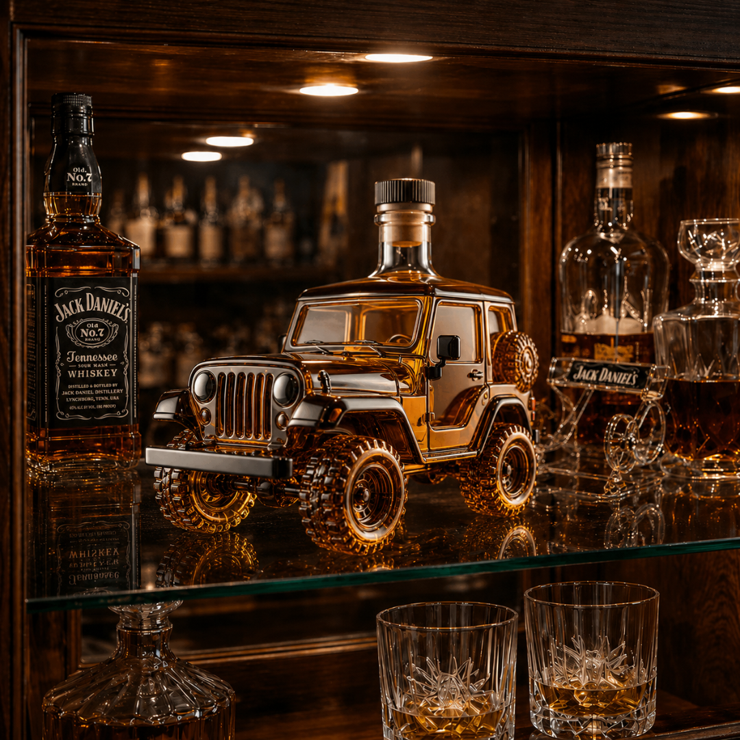 Whiskyfles - Jeep Editie
