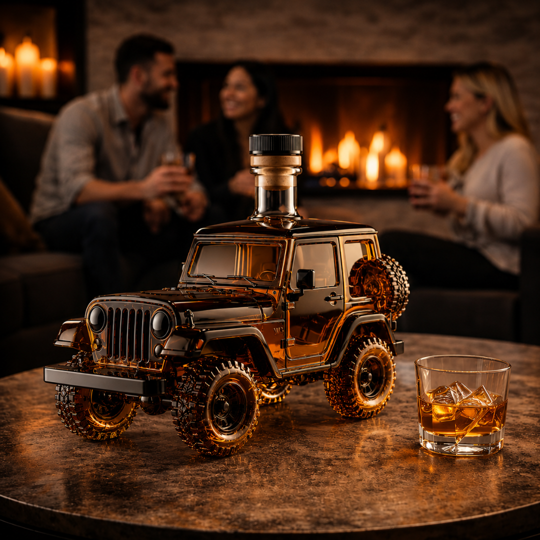 Whiskyfles - Jeep Editie