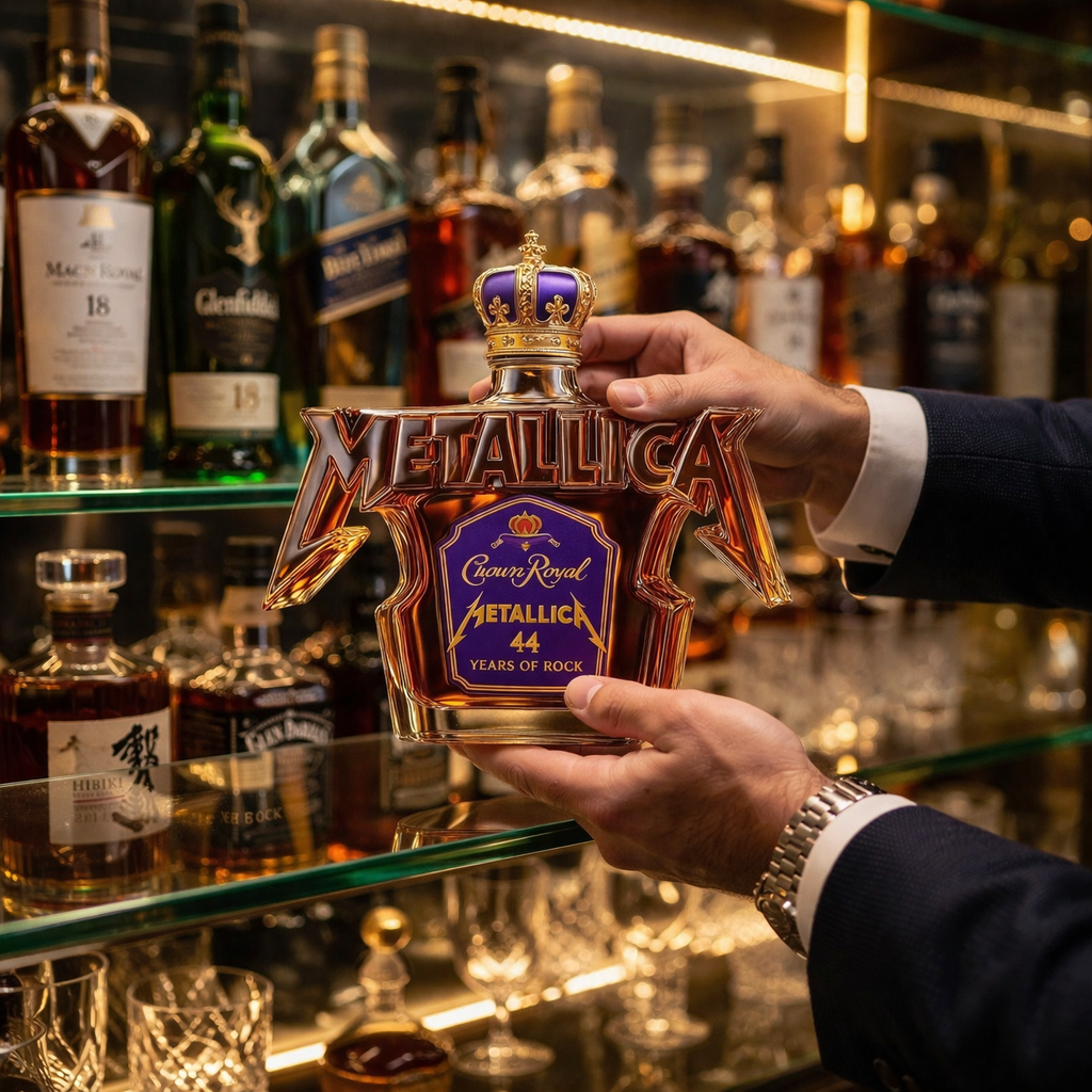 Whiskeyfles - Metallica Rock Editie