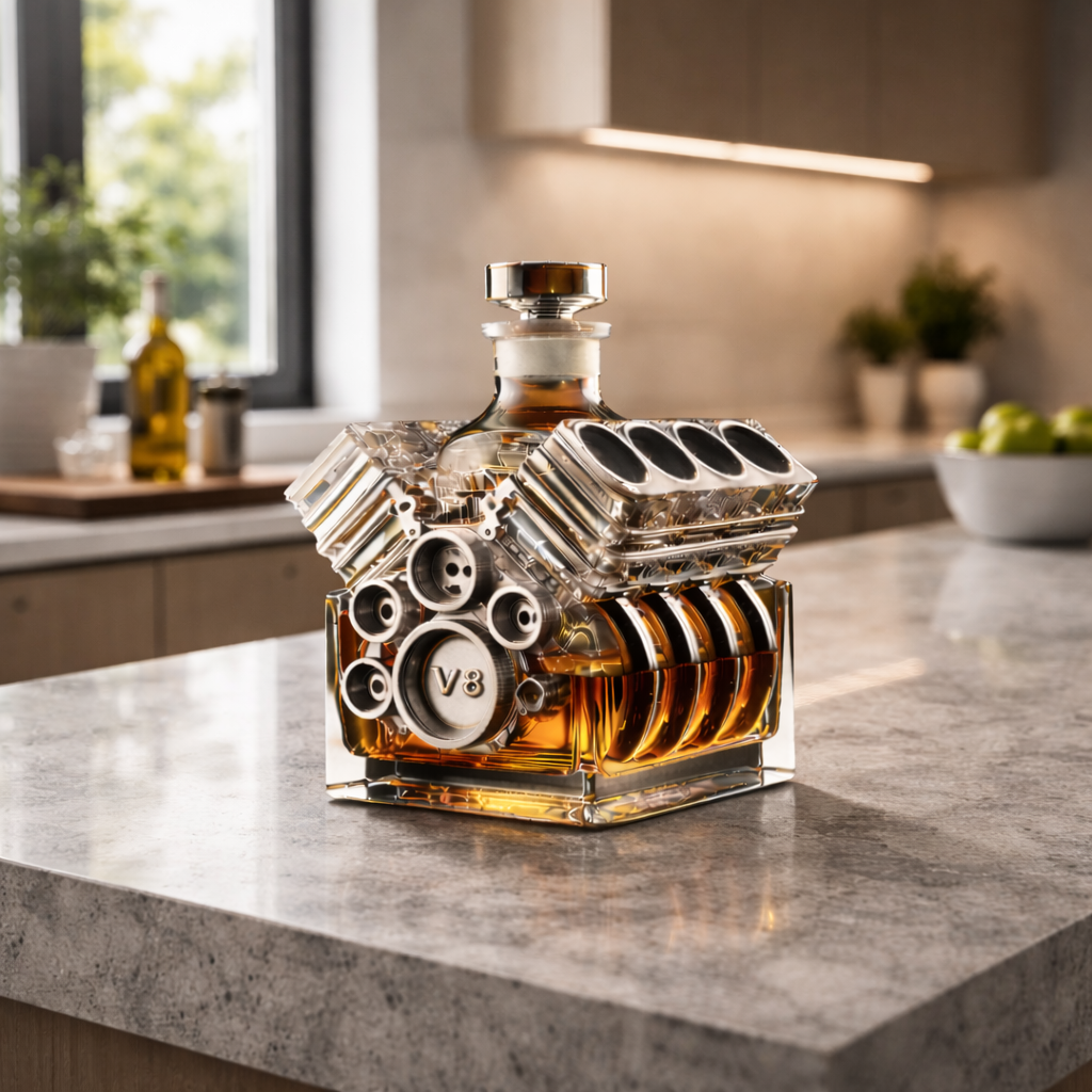 Whisky Fles - Motor Editie