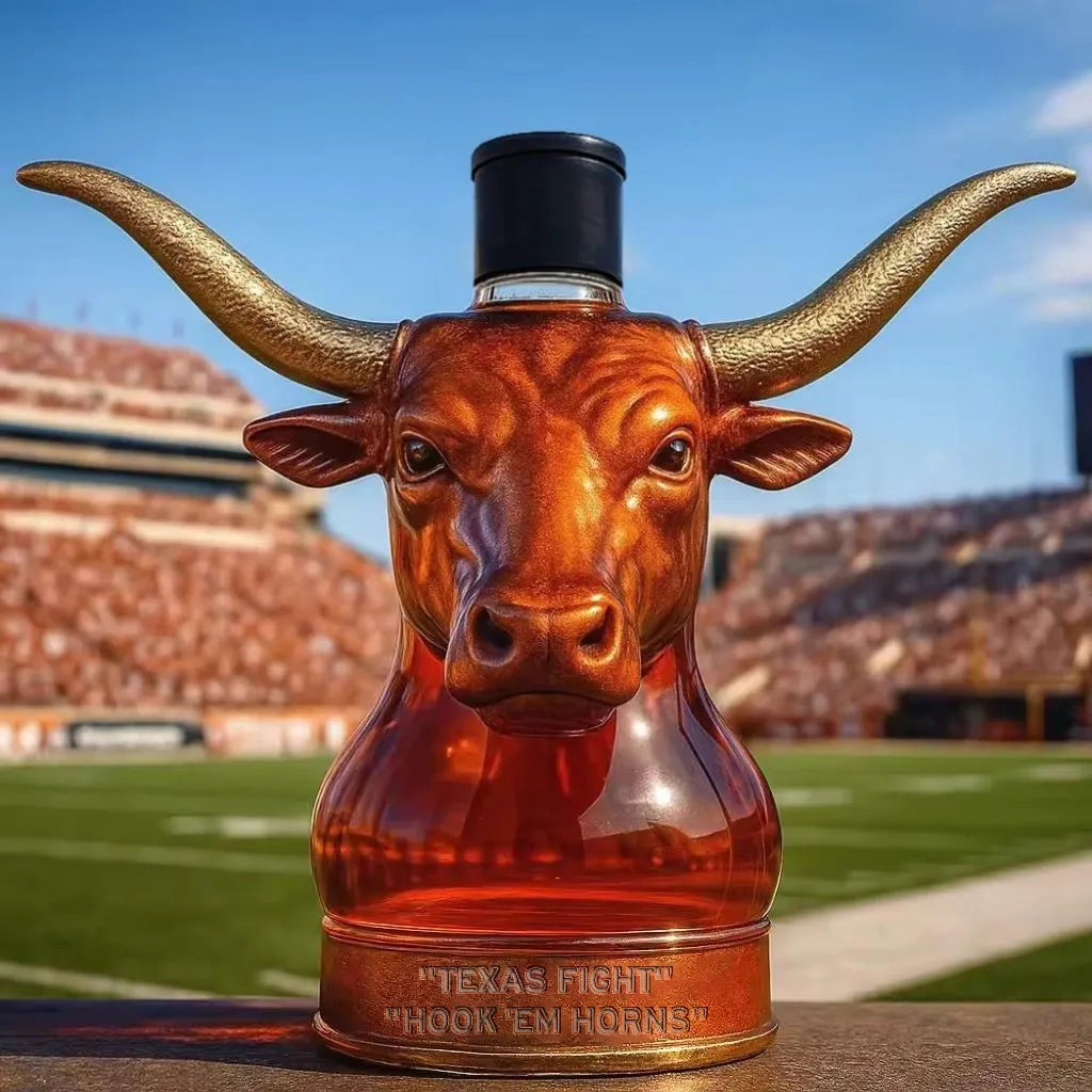 Texas Longhorns Football Whisky Fles