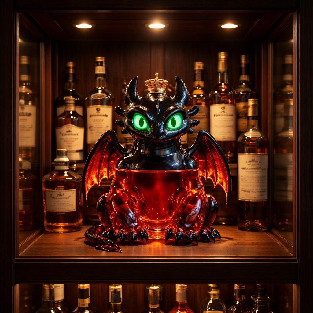 Whiskyfles - Draak Editie