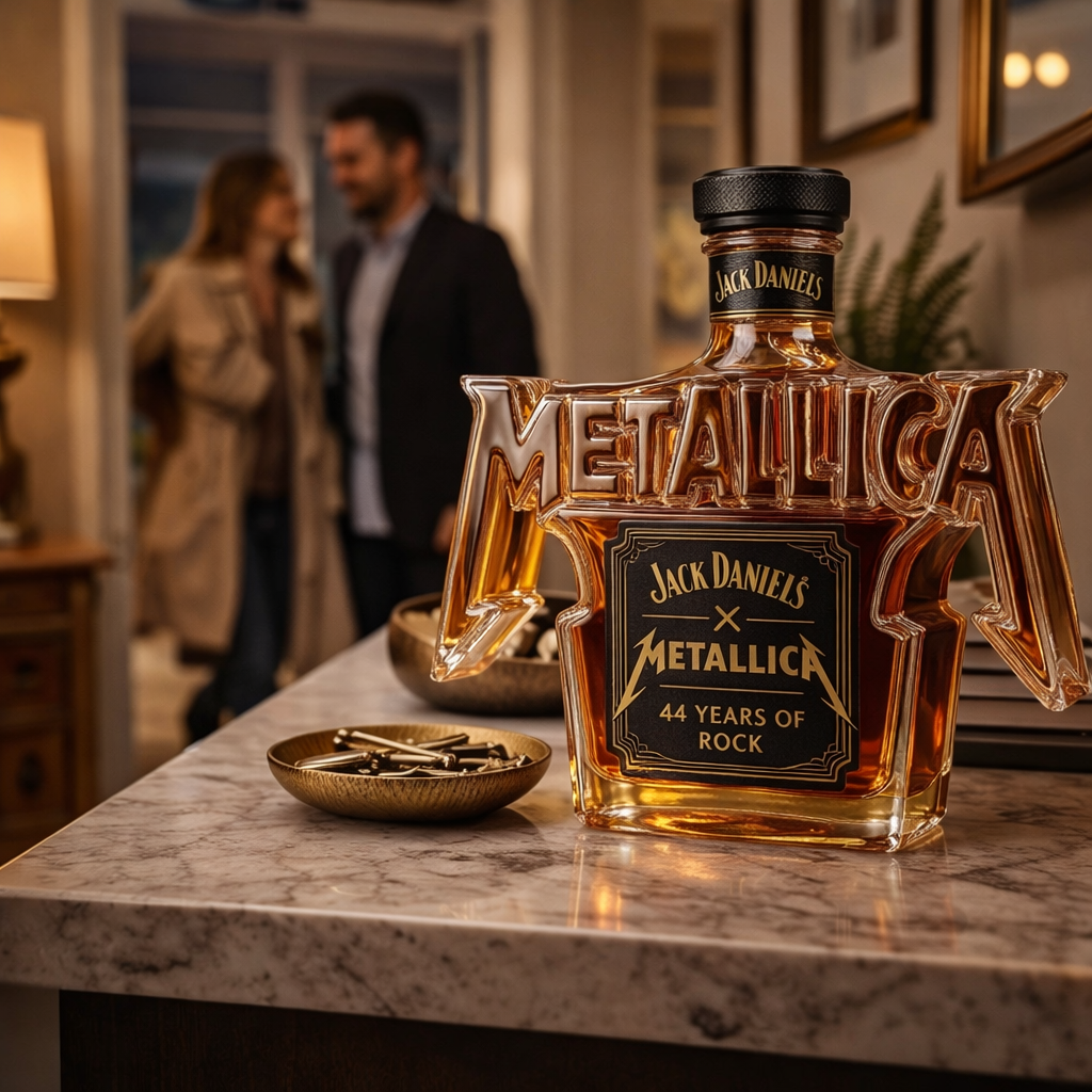 Whiskeyfles - Metallica Rock Editie