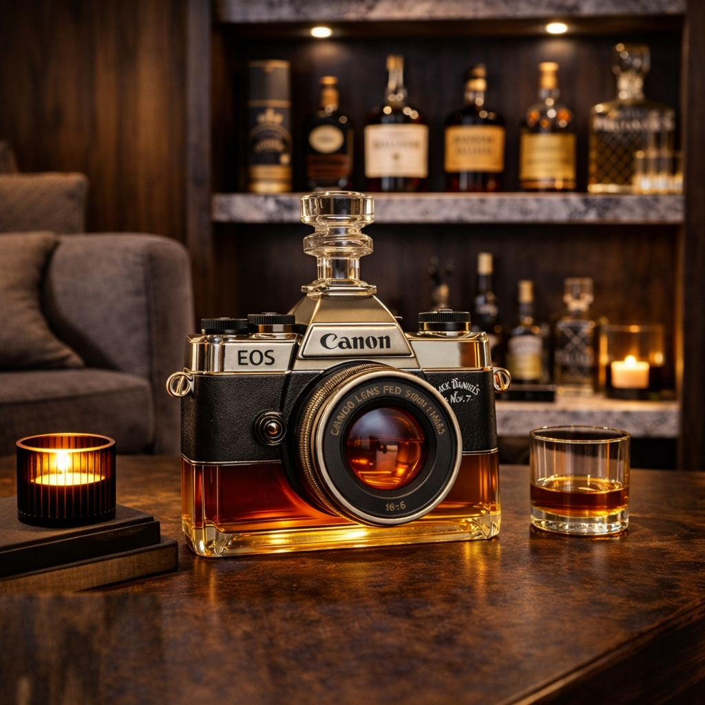 Whiskyfles - Camera Editie
