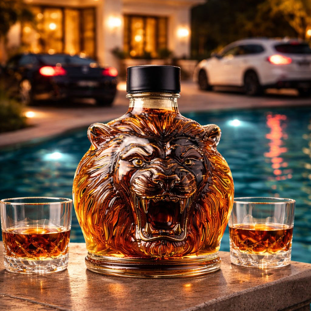 Whiskyfles - Leeuw Editie