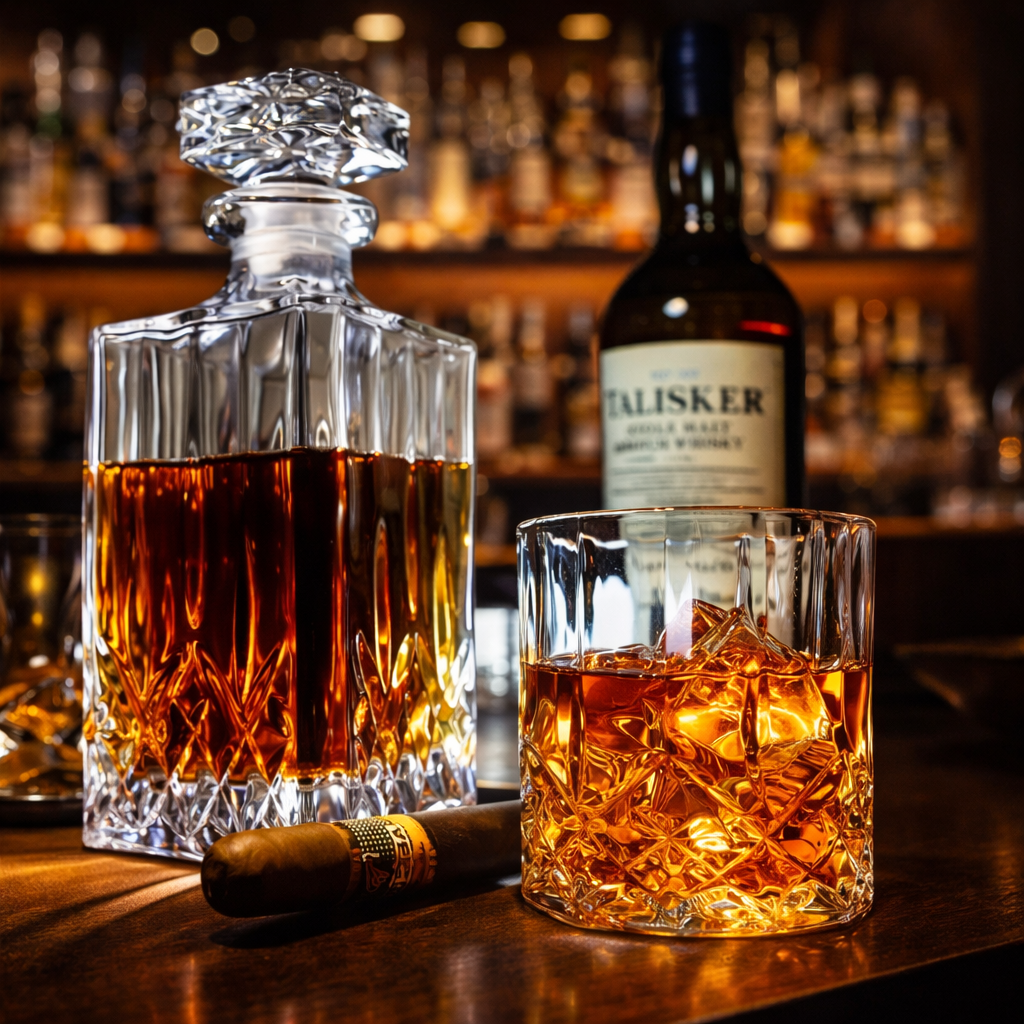 Whiskyfles - Set met Fles en Glas