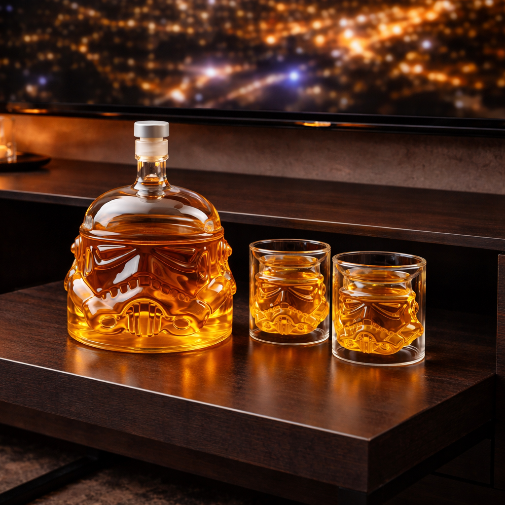 Whiskyfles - Set Fles en Glas Editie