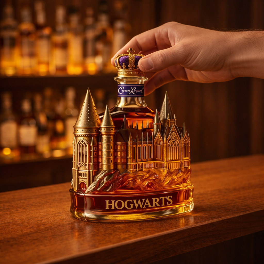 Whiskyfles – Magisch Kasteel Editie