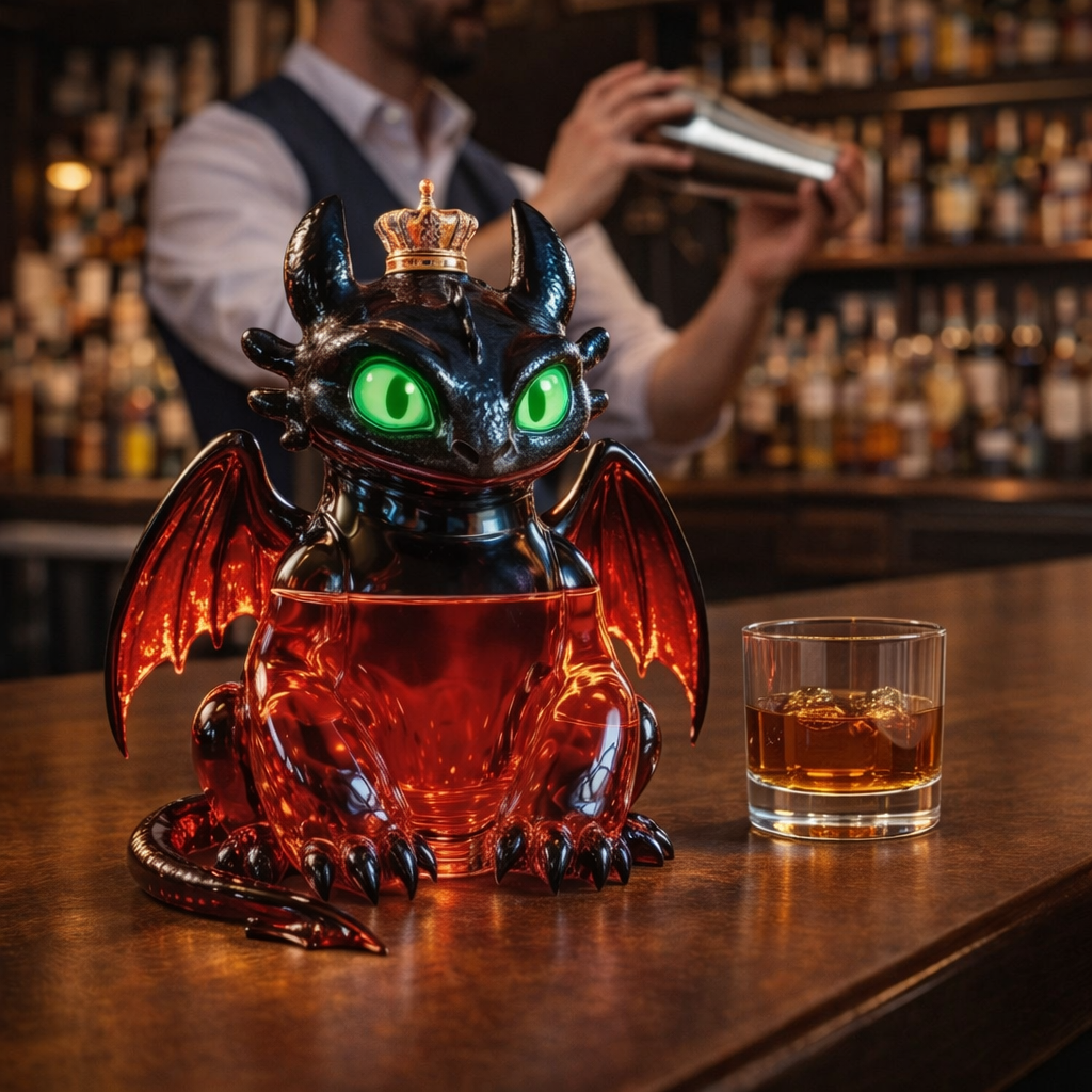 Whiskyfles - Draak Editie