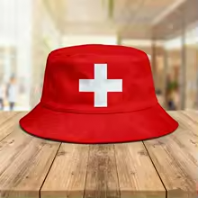 WK 2026 – Bucket Hat Zwitserland Editie