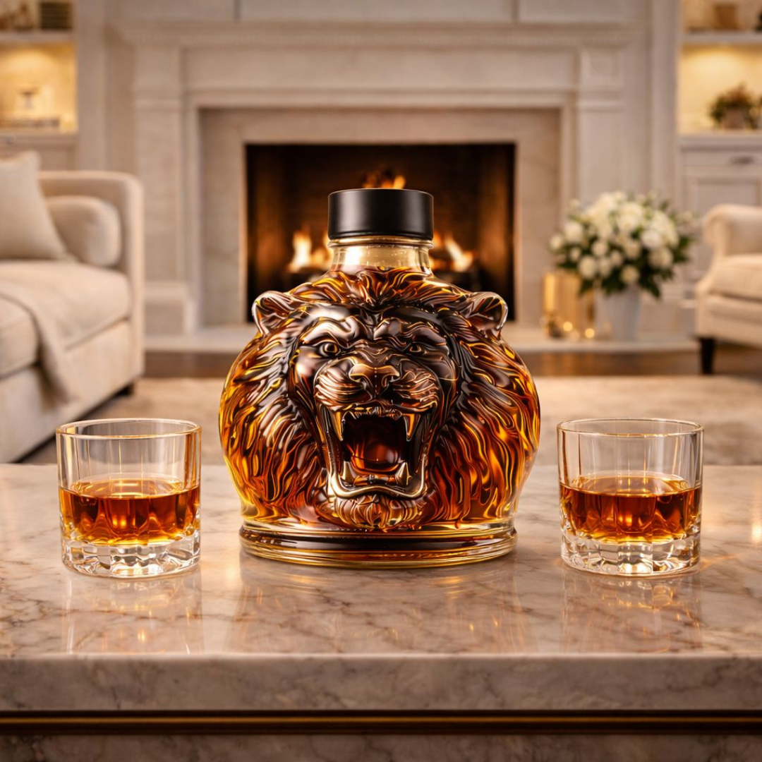 Whiskyfles - Leeuw Editie