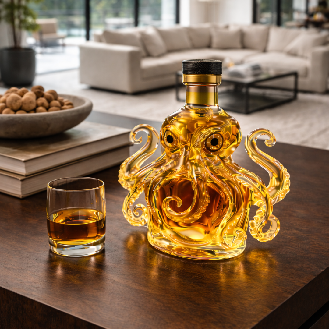 Whisky Fles - Octopus Editie