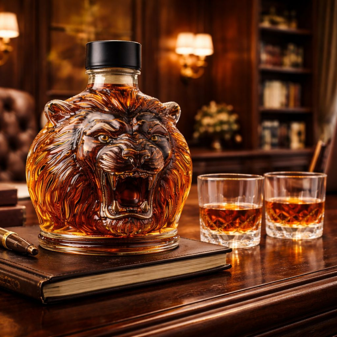 Whiskyfles - Leeuw Editie
