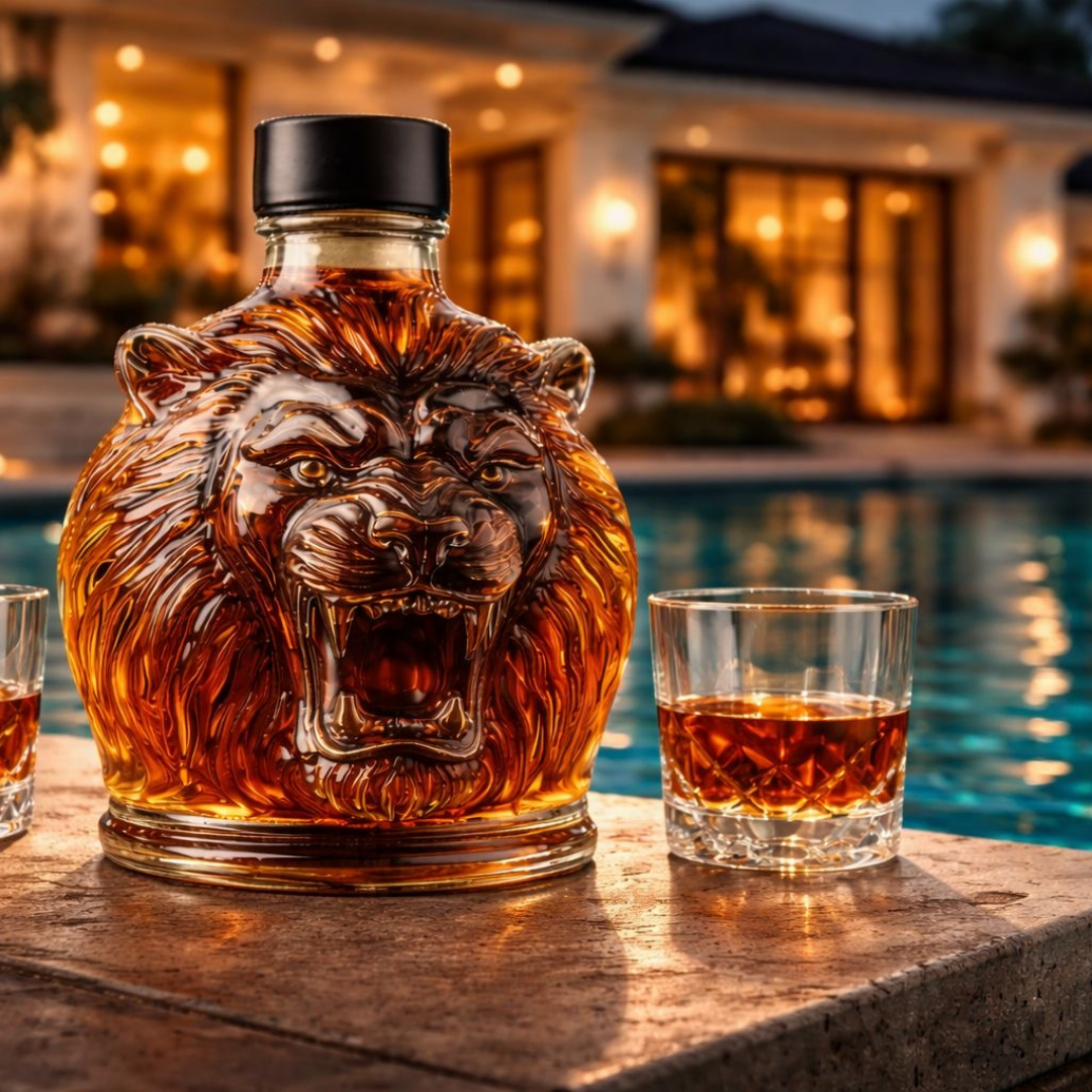 Whiskyfles - Leeuw Editie
