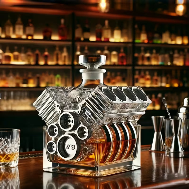 Whisky Fles - Motor Editie
