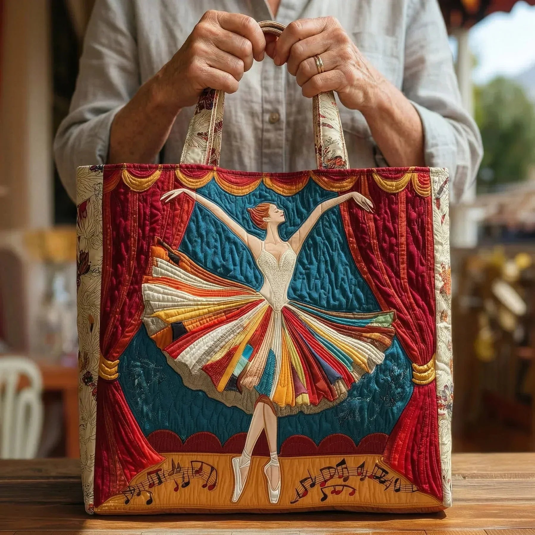 Gequiltede Tas - Elegante Ballerina