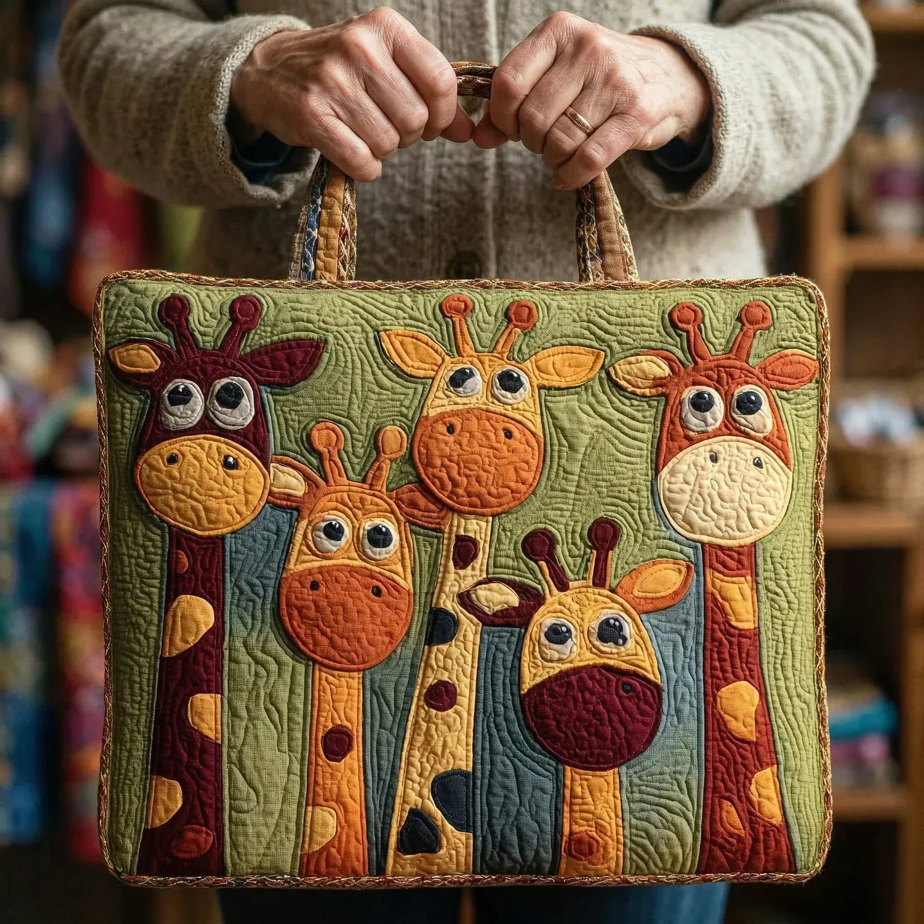 Gekleed Tasje - Giraffe