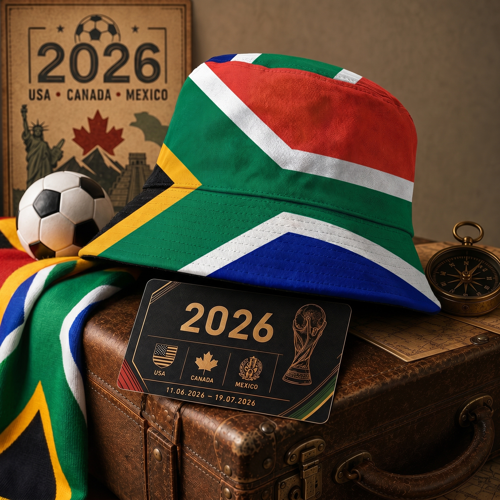 WK 2026 – Bucket Hat Zuid-Afrika Editie