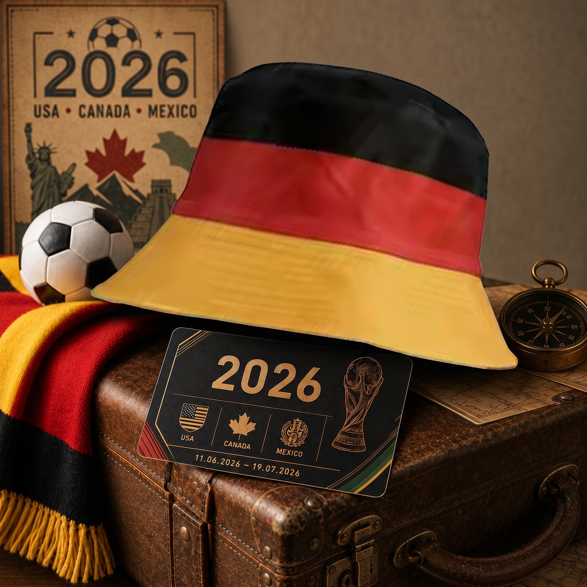 WK 2026 – Bucket Hat Duitsland Editie